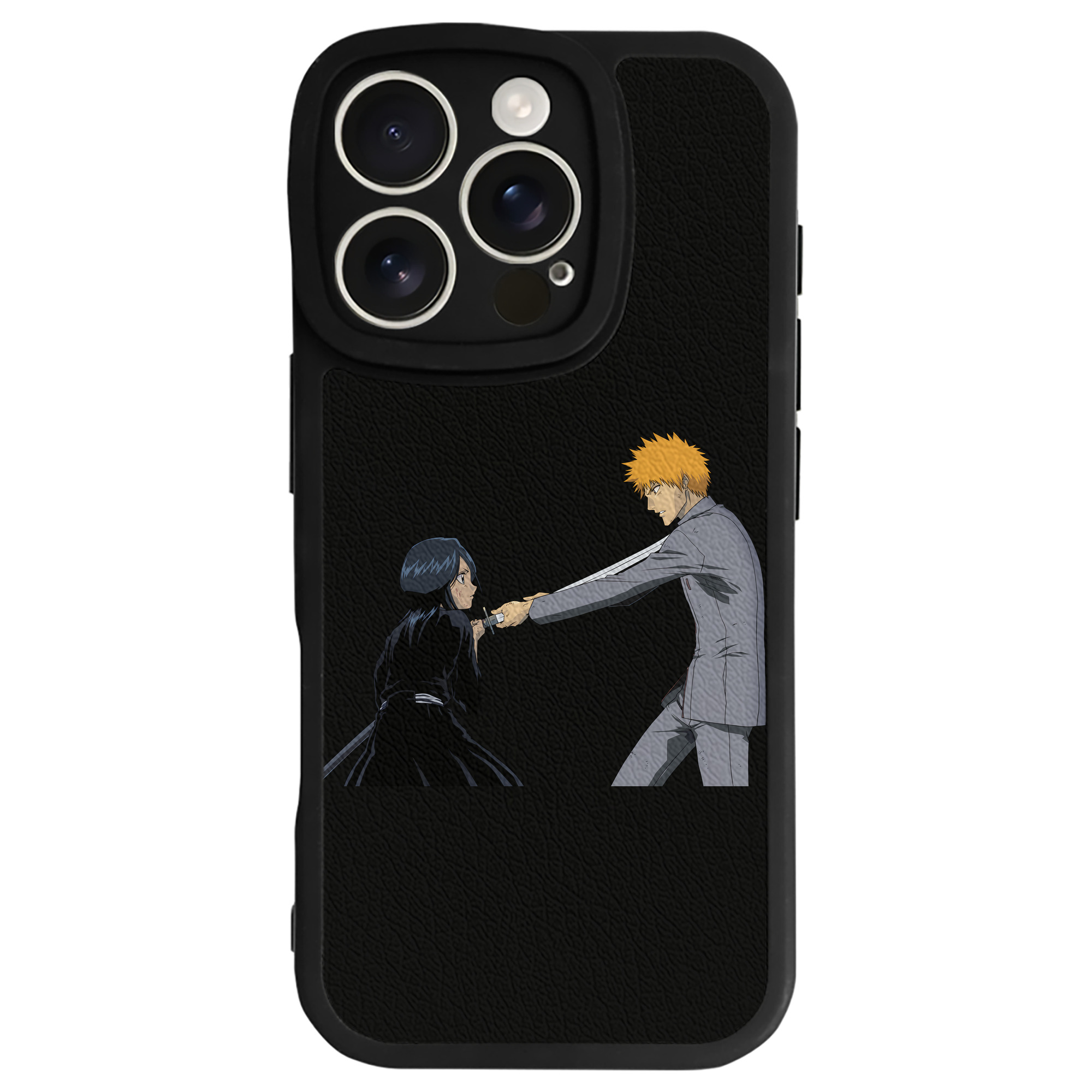 （画像用） ブリーチ 朽木ルキア BLEACH Kuchiki Rukia 【iPhone 16シリーズ対応】シリコンスマホケース（レザー調） 材質：シリコン